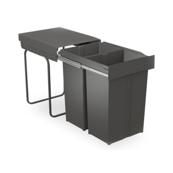 פח אשפה נשלף (2X29L) 58L
