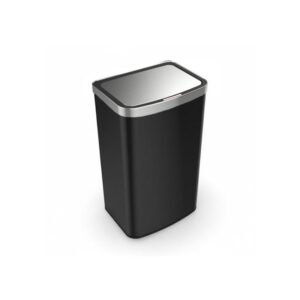 פח אשפה מלבני עם פתיחה בלחיצה 40 ליטר